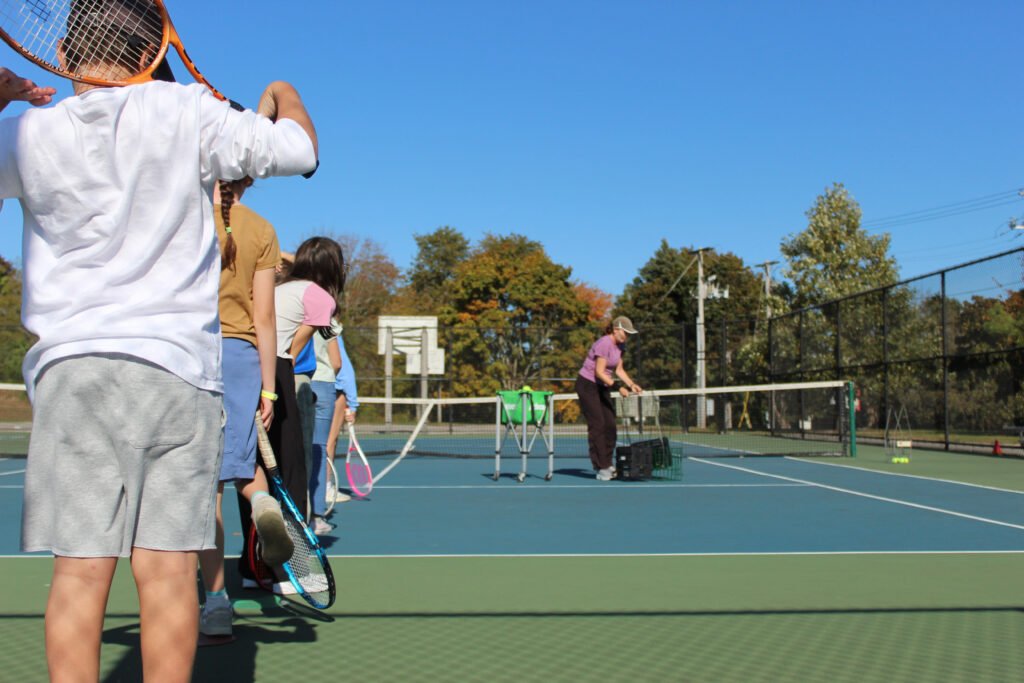 Imogen Saiz Children's Group Tennis Lessons Rhode Island - Photo by Taryn de Meillon