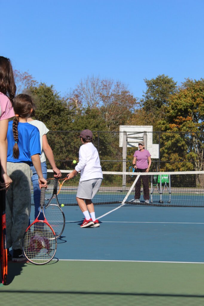 Imogen Saiz Children's Group Tennis Lessons Rhode Island - Photo by Taryn de Meillon
